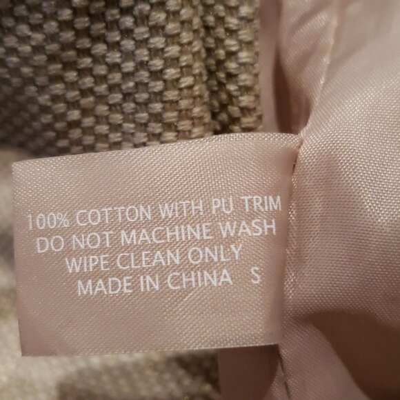 MICHAEL KORS BURLAP TWEED SHOPPER/TOTE ~ GOLD ACCENTS ~ NWOT - Picture 11 of 14